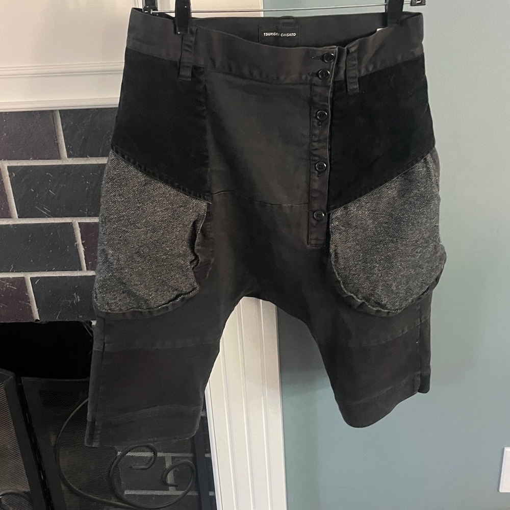 Vintage Issey Miyake x Tsumori Chisato Drop Crotch Patchwork Knicker Pant /Short - Picture 5 of 17